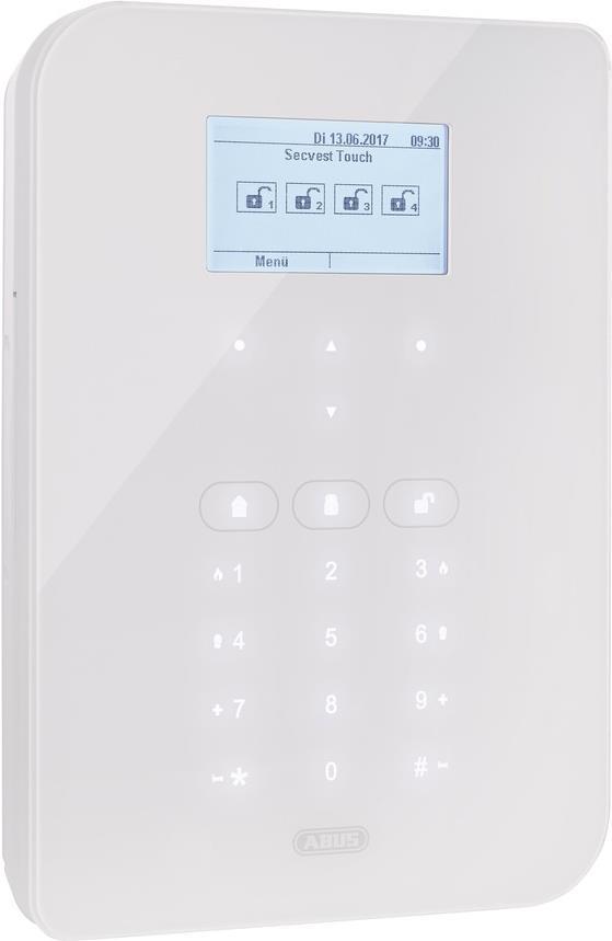 Купить ABUS Secvest Touch - Bedienfeld - kabellos - 868.6625 MHz - weiß (FUAA50500) в магазине wardena.ru