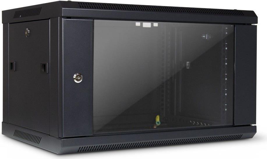 Купить Inter-Tech SMA-6406 - 6U - Wandmontiertes Regal - 30 kg - Schwarz - Metall - Gehärtetes Glas - Geschlossen (88887252) в магазине wardena.ru