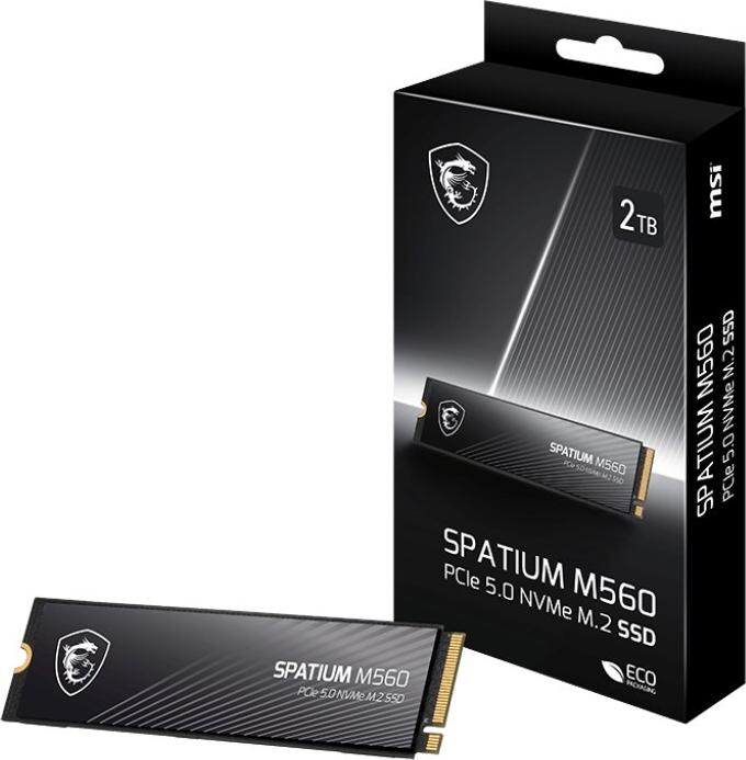 Купить MSI Spatium M560 PCIE 5.0 NVME M.2 2 TB PCI Express 5.0 3D NAND (S78-440Q940-P83) в магазине wardena.ru