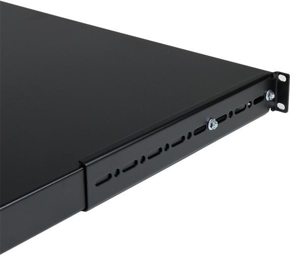 Купить StarTech.com 1 HE verstellbarer Schwerlast Fachboden für Server Rack - Schrank bis 80 Kg - Rack - Regal - Schwarz - 1U - 48,3 cm (19") (ADJSHELFHD) в магазине wardena.ru