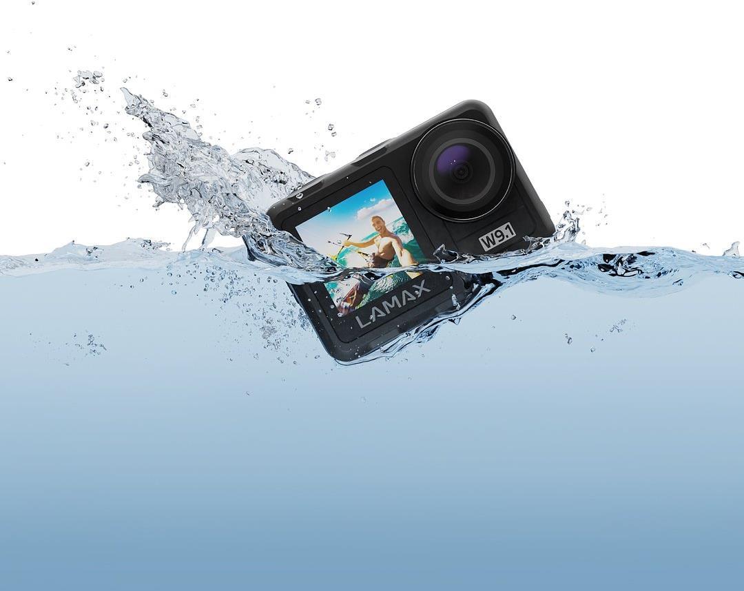 Купить Lamax W9.1 Action Cam 4K, inkl. Stativ, Wasserfest, Zeitraffer, Zeitlupe, Stoßfest, WLAN, Dual-Display (LMXW91) в магазине wardena.ru