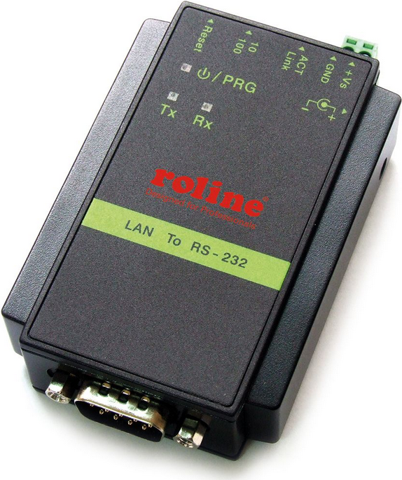 Купить ROLINE Device Server 1x RS232 für DIN Hutschiene (15.06.0503) в магазине wardena.ru