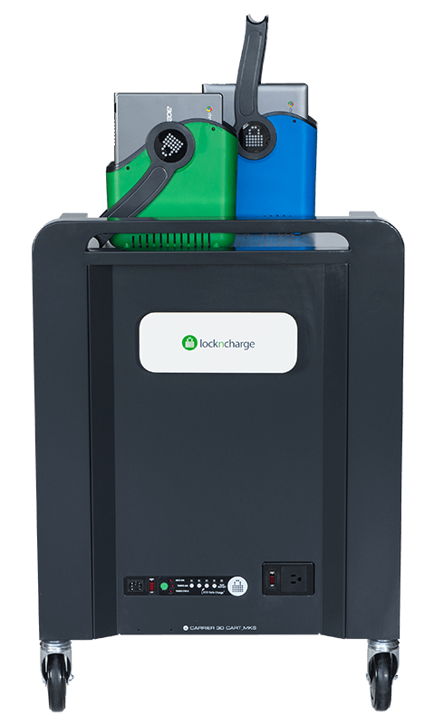 Купить LocknCharge Carrier 30 Wagen zur Verwaltung tragbarer Geräte Schwarz - Blau - Grün - Metallisch (LNC10374) в магазине wardena.ru