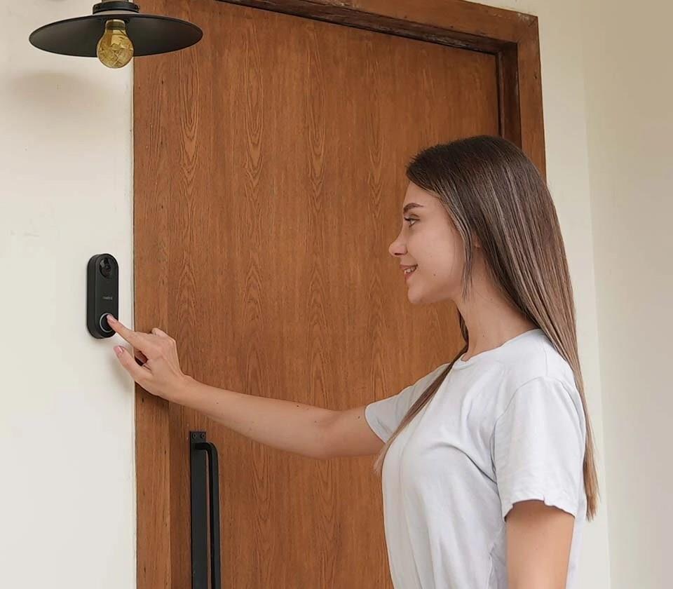 Купить Reolink Video Doorbell WiFi Schwarz, Weiß (Wideo Dzwonek WIFI) в магазине wardena.ru