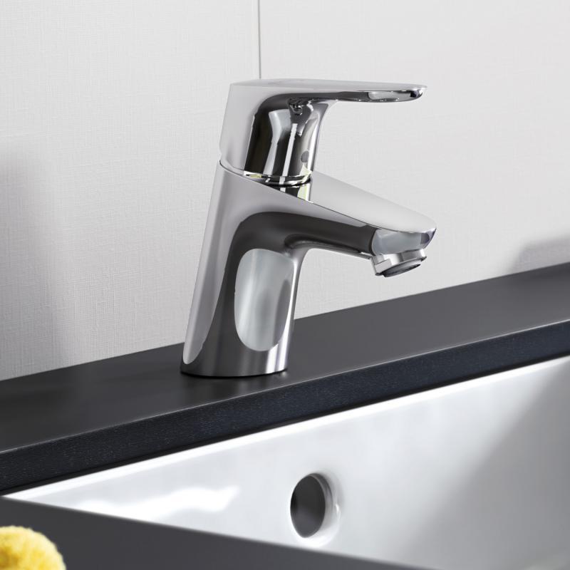 Купить Hansgrohe Focus Смеситель для раковины 70 однорычажный с цепочкой хром 31732000 в магазине wardena.ru