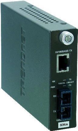 Купить TRENDnet TFC-110 S60 - Medienkonverter - Ethernet, Fast Ethernet - 10Base-T, 100Base-FX, 100Base-TX - SC-Einzelmodus / RJ-45 - bis zu 60 km (TFC-110S60) в магазине wardena.ru