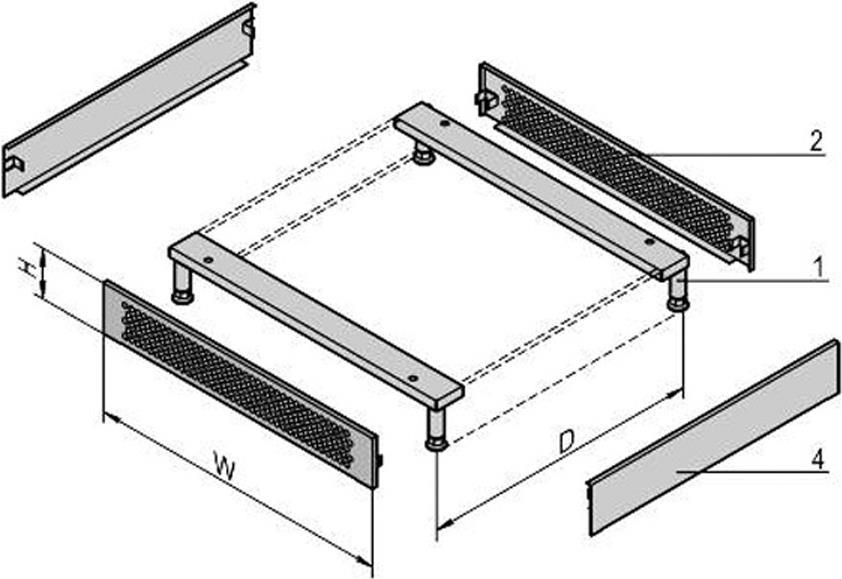 Купить VARISTAR Sockel belüftet, 800 mm breit, RAL7021 (26.10.0549) (23130-194) в магазине wardena.ru