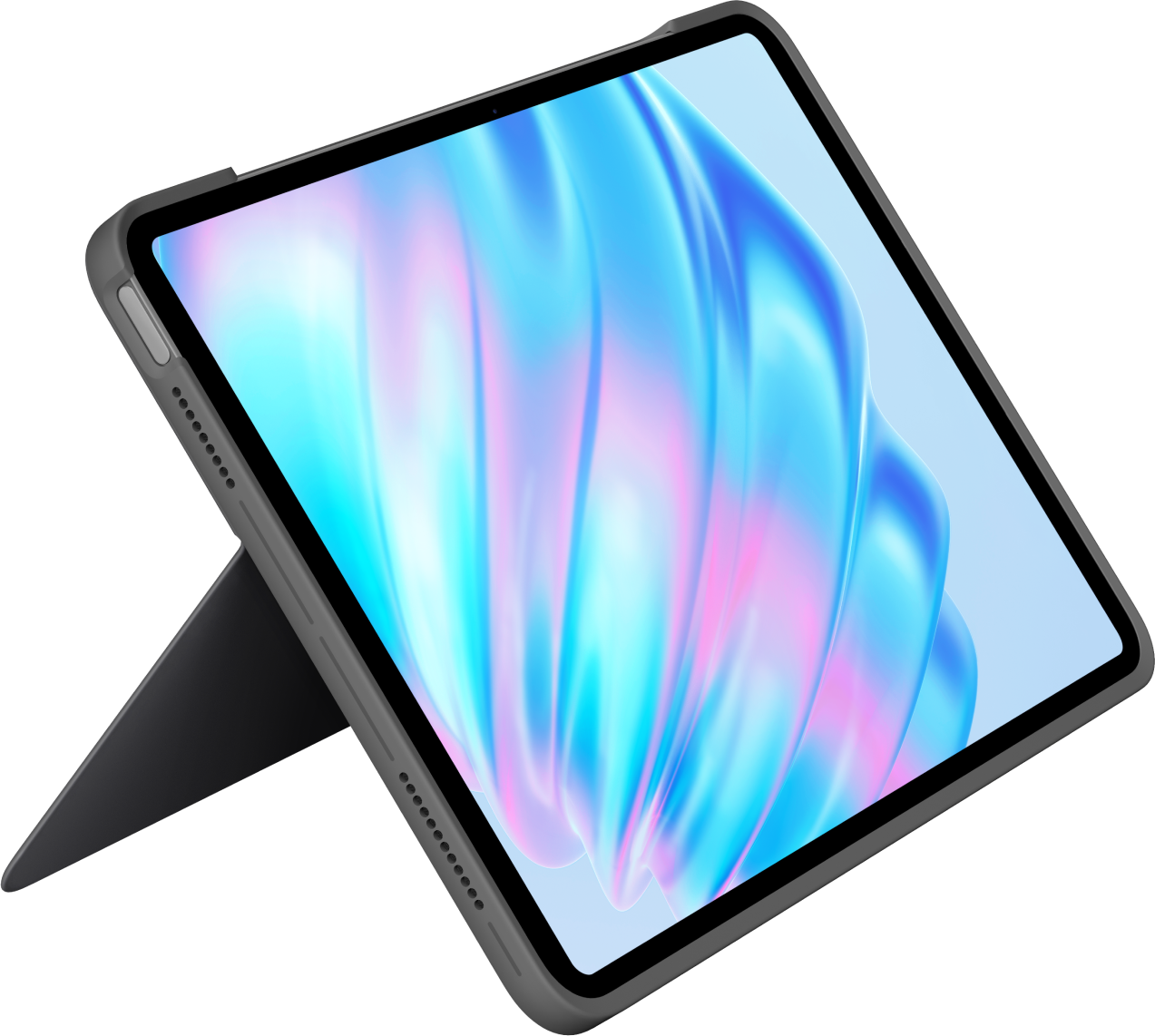 Купить Logitech Combo Touch - Tastatur und Foliohülle - mit Trackpad - hintergrundbeleuchtet - Apple Smart connector - QWERTY - Spanisch - Oxford Gray - für Apple 11-inch iPad Air (M2); 13-inch iPad Air (M2) (920-012632) в магазине wardena.ru