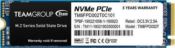 Купить Team Group MP33 Pro - SSD - 1TB - intern - M.2 2280 - PCIe 3.0 x4 (NVMe) (TM8FPD001T0C101) в магазине wardena.ru