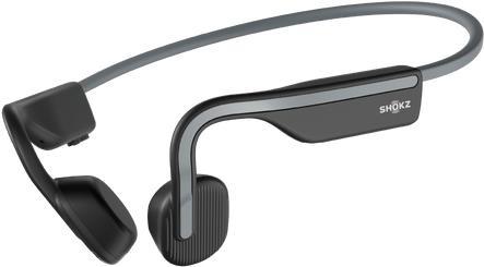 Купить AfterShokz OpenMove - Kopfhörer mit Mikrofon - offenes Ohr - hinter dem Nacken angebracht - Bluetooth - kabellos - Grau (S661GY) в магазине wardena.ru