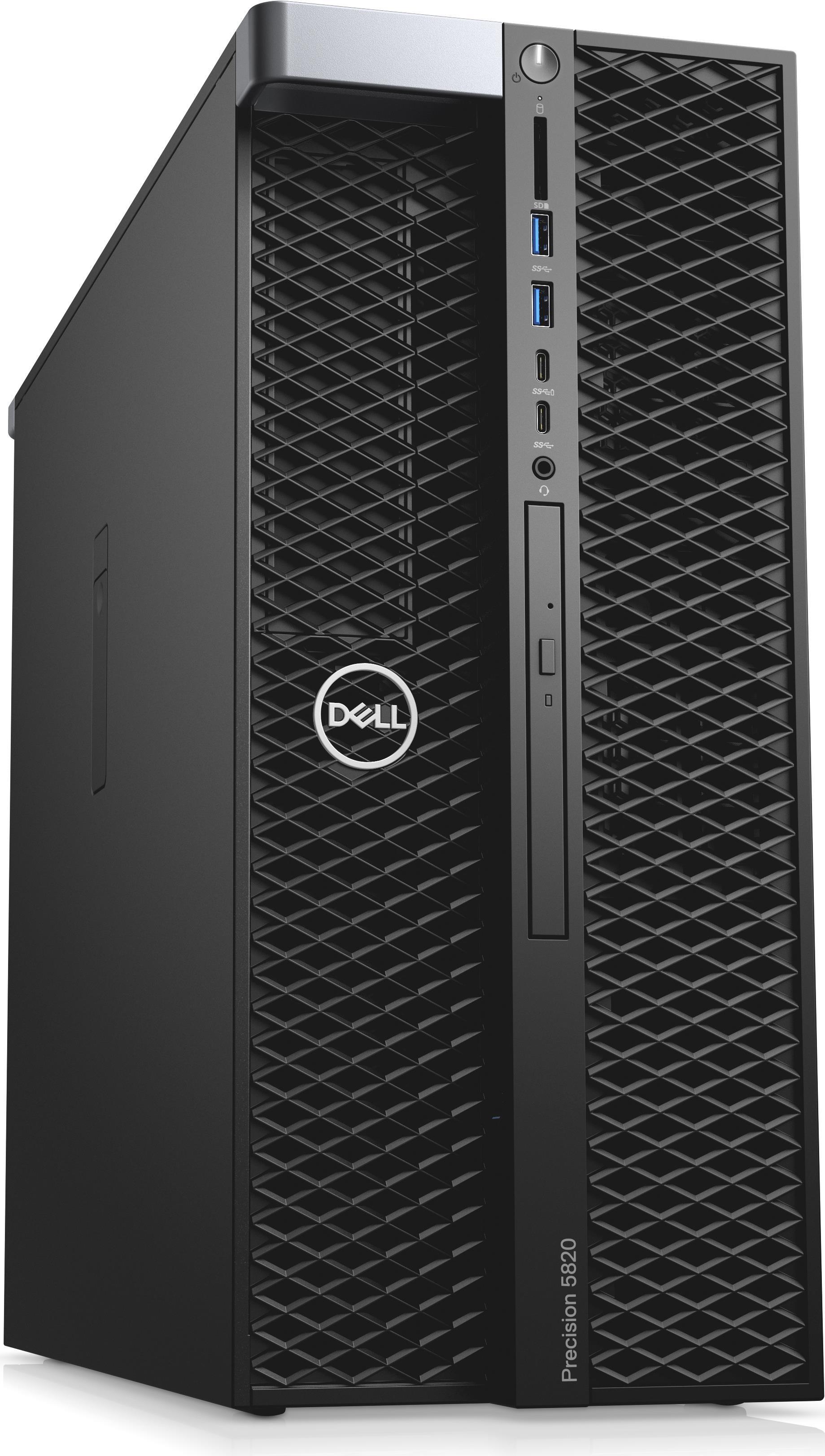 Купить Dell Precision 5820 Tower - Mid tower - 1 x Xeon W-2235 / 3.8 GHz - vPro - RAM 32 GB - SSD 512 GB - DVD-Writer - RTX A5000 - GigE - Win 10 Pro for Workstations (mit Win 11 Pro for Workstations Lizenz) - Monitor: keiner - (7DN4F) в магазине wardena.ru