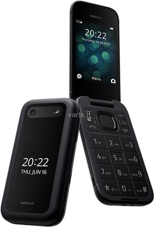 Купить NOKIA 2660 Dual SIM TA-1469 EELTLV Schwarz (1GF011GPA1A01) в магазине wardena.ru