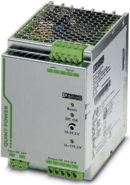 Купить Phoenix Contact Hutschienen-Netzteil (DIN-Rail) QUINT-PS/24DC/24DC/20 24 V/DC 20 A 1 x (2320102) в магазине wardena.ru