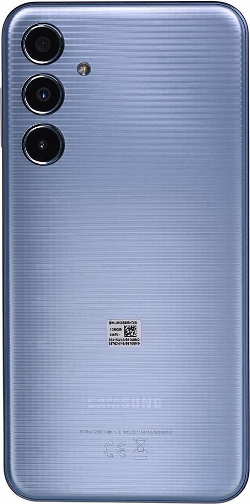 Купить Samsung Galaxy M35 5G 16,8 cm (6.6") 5G USB Type-C 6 GB 128 GB 6000 mAh Light Blue (SM-M356BLBBEUE) в магазине wardena.ru