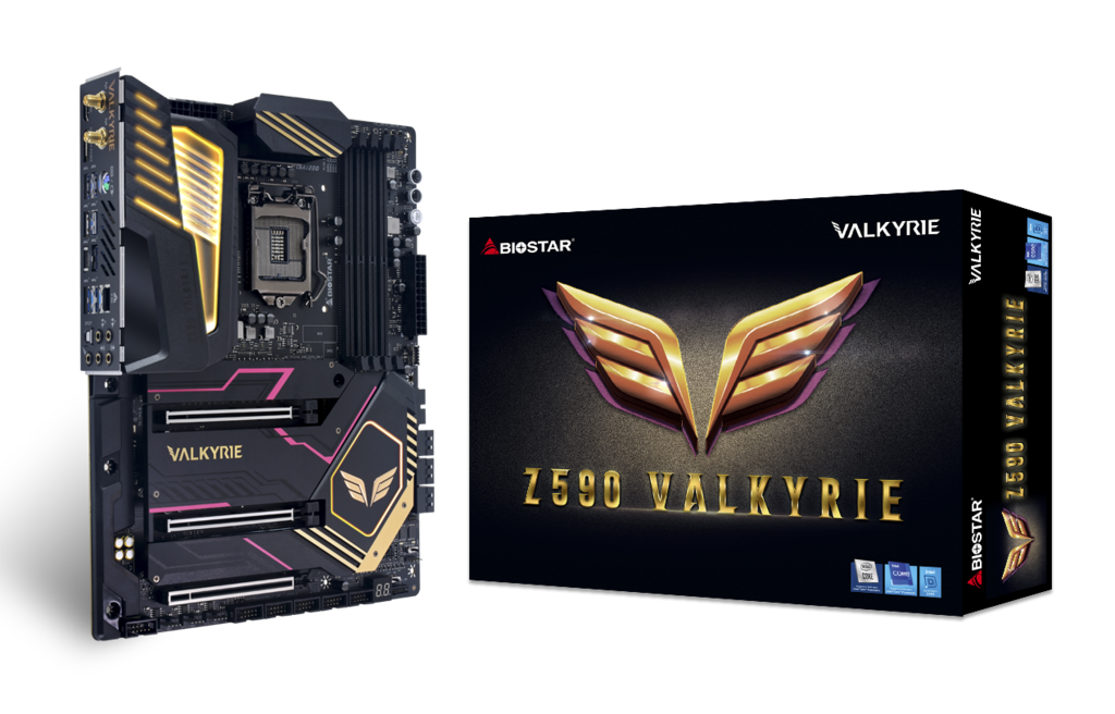 Купить Biostar Z590 VALKYRIE - Motherboard - ATX - LGA1200-Sockel - Z590 Chipsatz - USB 3.2 Gen 1, USB 3.2 Gen 2, USB-C Gen 2x2 - 2.5 Gigabit LAN - Onboard-Grafik (CPU erforderlich) - HD Audio (8-Kanal) в магазине wardena.ru