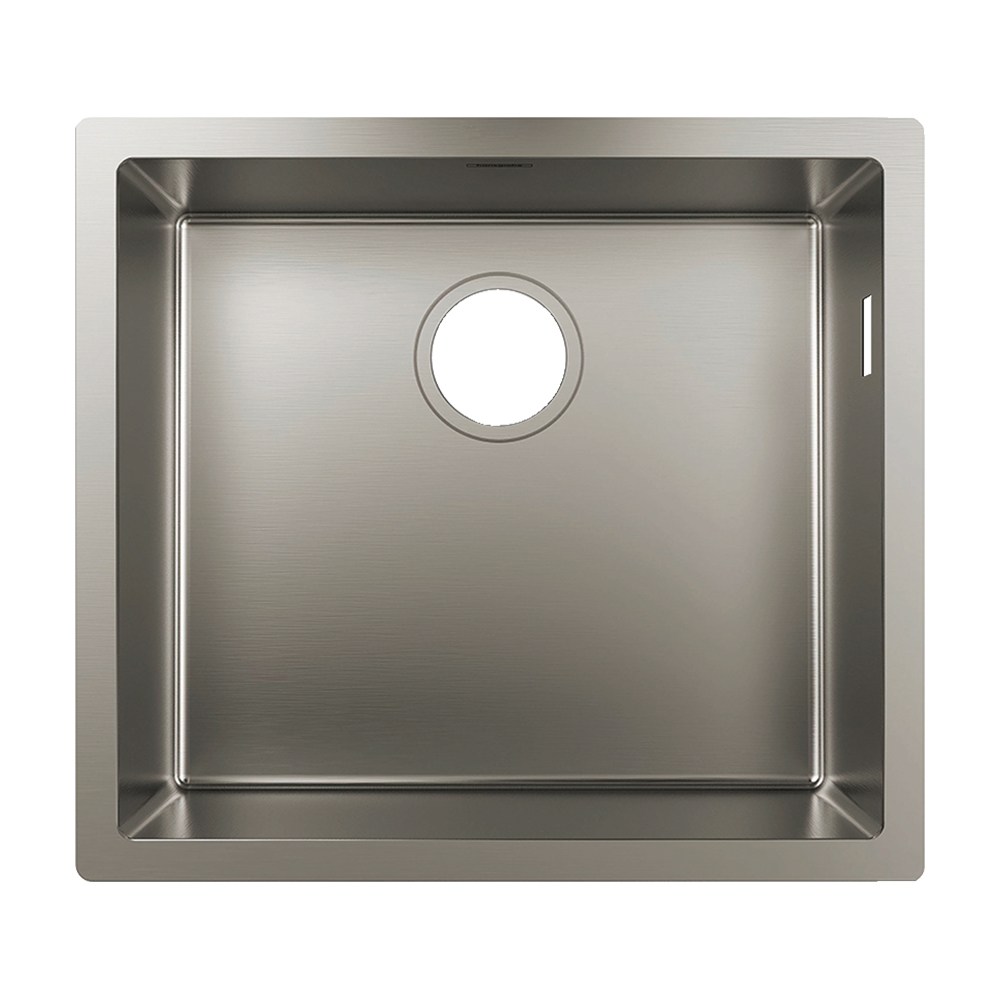 Купить Hansgrohe S719-U500 Мойка для монтажа под столешницу 500 сталь 43427800 в магазине wardena.ru