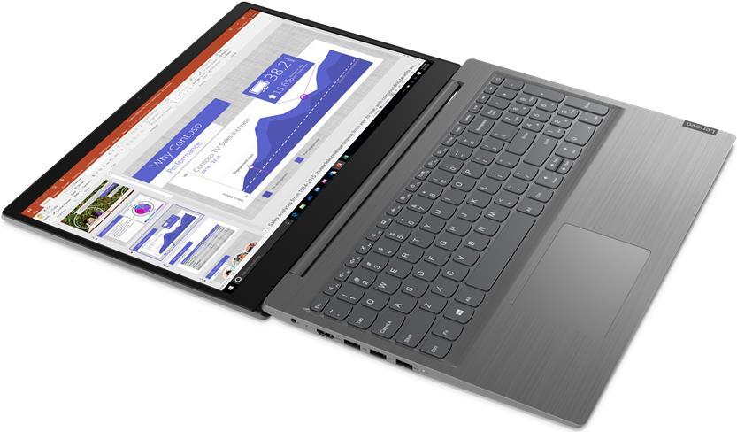 Купить Lenovo V15-IIL 82C5 - Core i3 1005G1 / 1.2 GHz - Win 10 Home 64-Bit - UHD Graphics - 8 GB RAM - 256 GB SSD NVMe - 39.6 cm (15.6") TN 1920 x 1080 (Full HD) - Wi-Fi 5 - Iron Gray - kbd: Deutsch (82C500G5GE) в магазине wardena.ru