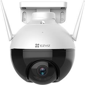 Купить EZVIZ Outdoor Schwenk-/Neige-Überwachungskamera, 1080p Full-HD, Nachtsicht in Farbe & KI-basierte Personenerkennung, IP65, WLAN, Außen IP Kamera, 360° Blick, Blitzlicht, Mikrofon für Audioempfang, C8C, Pan/Tilt, MicroSD- (303101845) в магазине wardena.ru