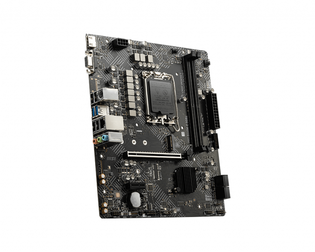 Купить MSI PRO B660M-E DDR4 - Motherboard - micro ATX - LGA1700-Sockel - B660 Chipsatz - USB 3.2 Gen 1 - Gigabit LAN - Onboard-Grafik (CPU erforderlich) - HD Audio (8-Kanal) (7D46-003R) в магазине wardena.ru