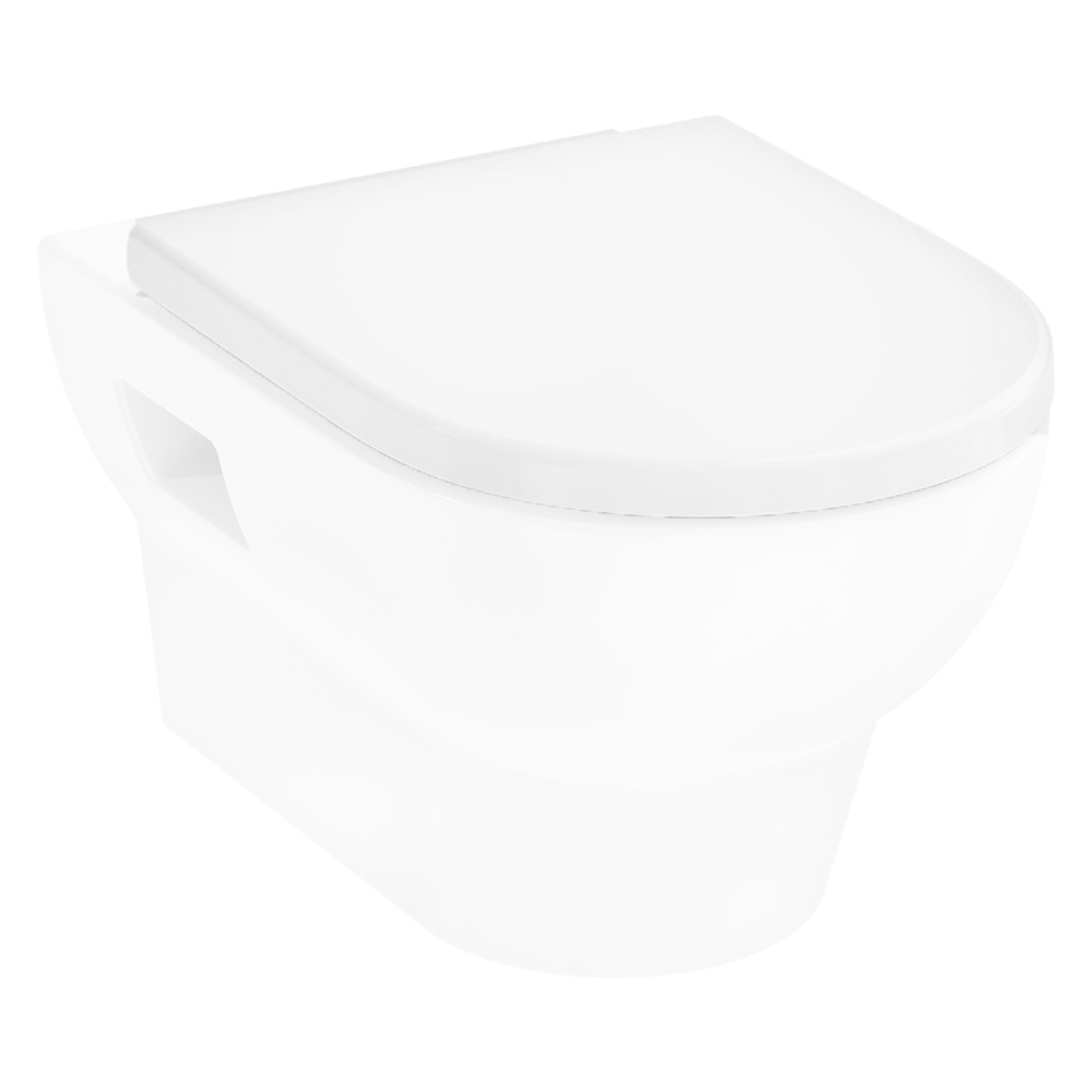 Купить Hansgrohe GladeLake S Сидение для унитаза с микролифтом с верхним креплением белый глянцевый 60112450 в магазине wardena.ru