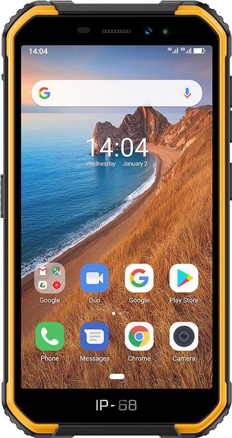 Купить Ulefone Armor X6 12,7 cm (5" ) 2 GB 16 GB Dual-SIM 3G Mikro-USB Orange Android 9.0 4000 mAh (UF-AX6/OE) в магазине wardena.ru