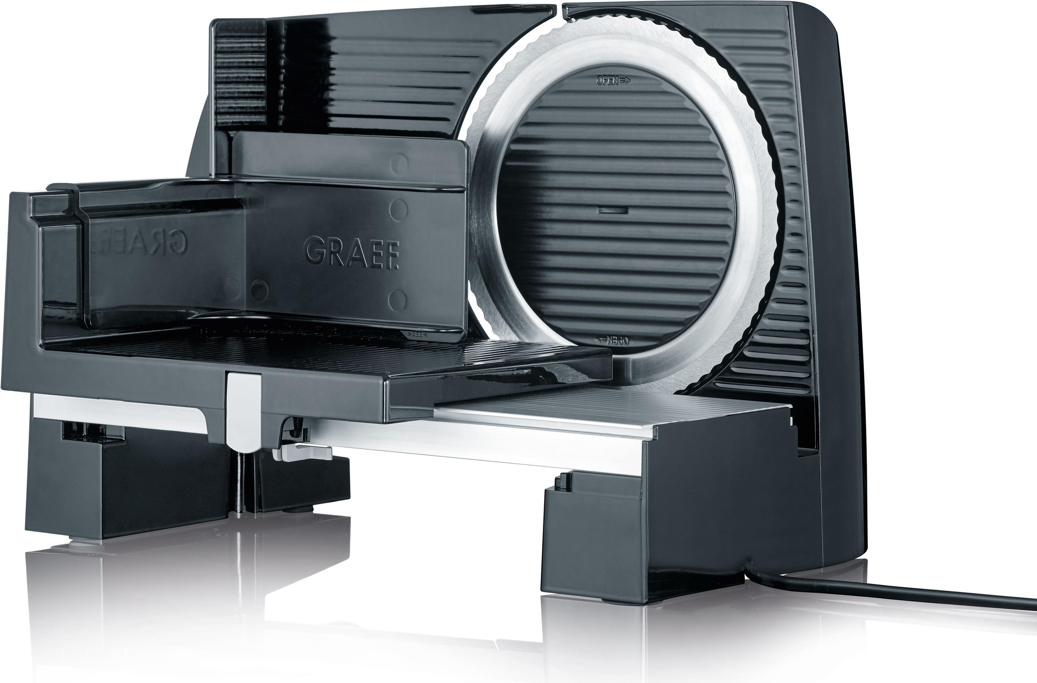 Купить Graef S 10002 Elektro 170W Aluminium Schwarz Schneidemaschine (S 10002) (S10002) в магазине wardena.ru