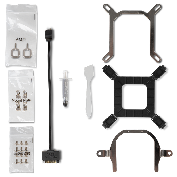 Купить NOX NXHUMMERM360ARGB Computerkühlsystem Prozessor All-in-One-Flüssigkeitskühler 12 cm Schwarz 1 Stück(e) (NXHUMMERM360ARGB) в магазине wardena.ru