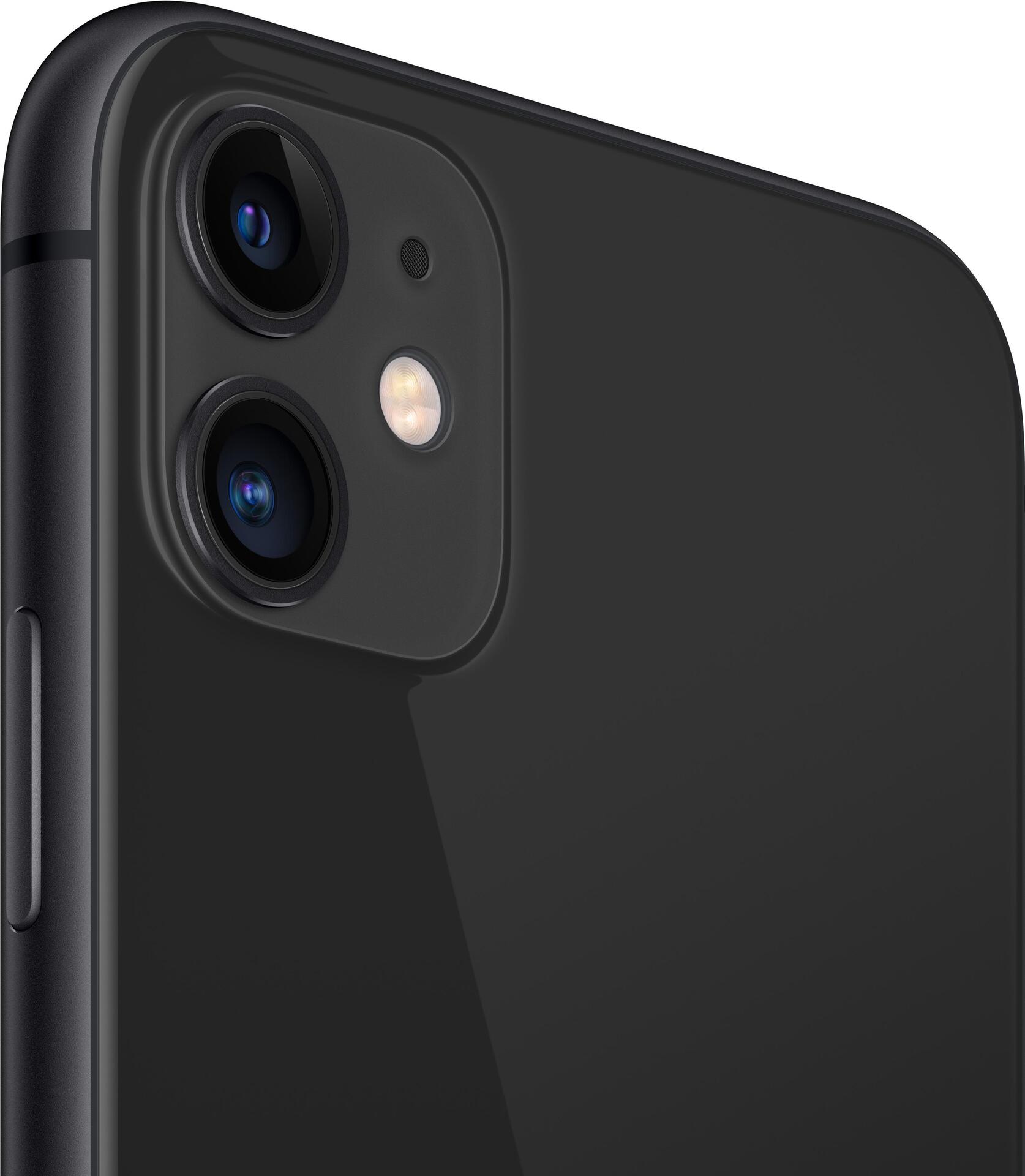 Купить Apple iPhone 11 15,5 cm (6.1" ) 128 GB Dual-SIM Schwarz (MWM02ZD/A) в магазине wardena.ru