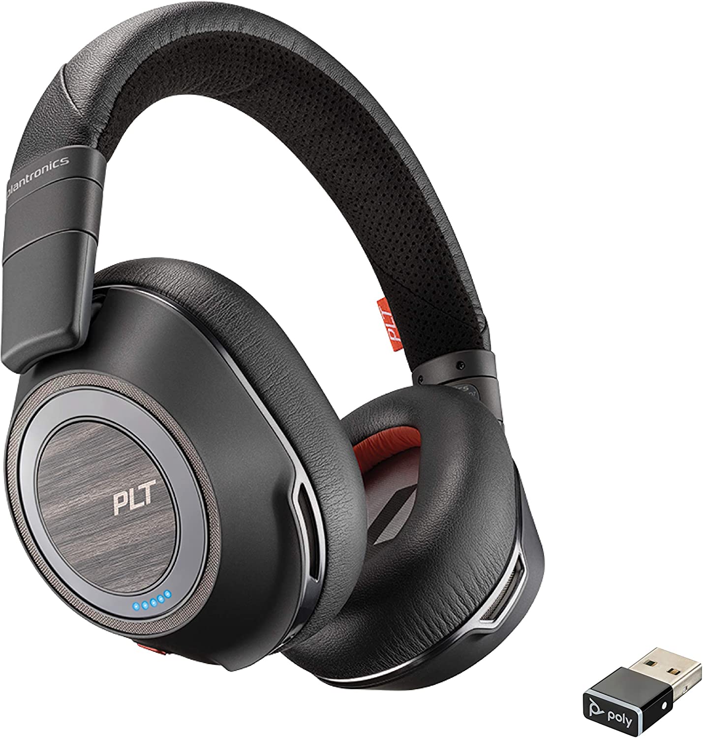 Купить Plantronics Voyager 8200 UC - Kopfhörer mit vier omnidirektionalen Mikrofonen - Full-Size - drahtlos - Bluetooth - NFC - aktive Rauschunterdrückung - 3,5 mm Stecker - Schwarz (208769-01) в магазине wardena.ru