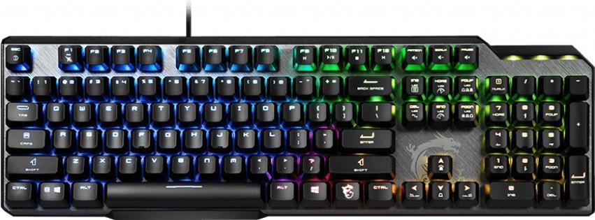 Купить MSI Vigor GK50 Elite - Tastatur - Hintergrundbeleuchtung - USB - USA - Tastenschalter: Kailh Box White (S11-04US256-CLA) в магазине wardena.ru