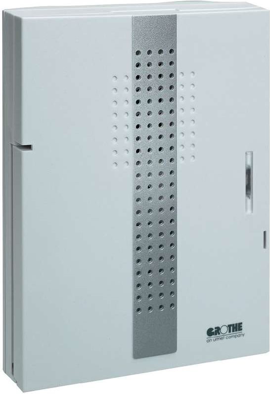 Купить Grothe CROMA 230A - Silber - Weiß - Kunststoff - Verkabelt - 86 dB - IP40 - AC - Gleichstrom (43175) в магазине wardena.ru