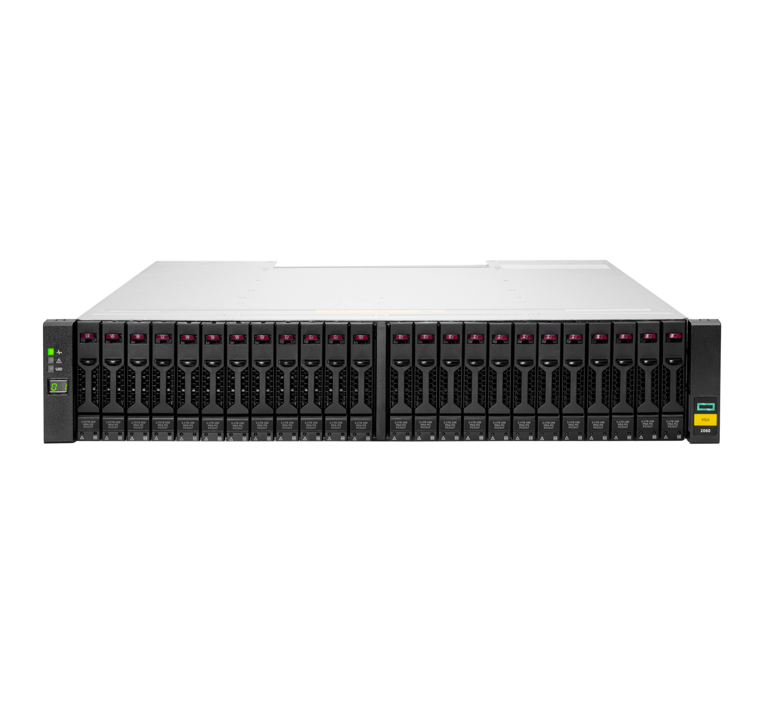 Купить HPE Modular Smart Array 2062 16Gb Fibre Channel SFF Storage - Festplatten-Array - 3.84 TB - 24 Schächte (SAS-3) - SSD 1.92 TB x 2 - 16Gb Fibre Channel (extern) - Rack - einbaufähig - 2U (R0Q80A) в магазине wardena.ru