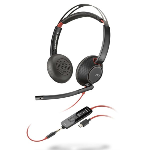 Купить Poly Blackwire C5220T - 5200 Series - Ersatz-Headset - On-Ear - kabelgebunden - 3,5 mm Stecker (211008-02) в магазине wardena.ru