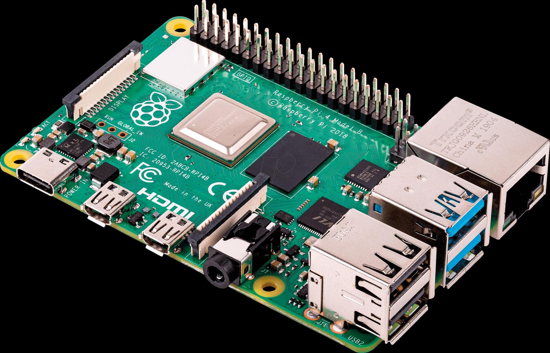 Купить Raspberry Pi 4 Model B - Einplatinenrechner - Broadcom BCM2711 1,5 GHz - RAM 4GB - 802,11a/b/g/n/ac, Bluetooth 5,0 (307254) (SC15185) в магазине wardena.ru
