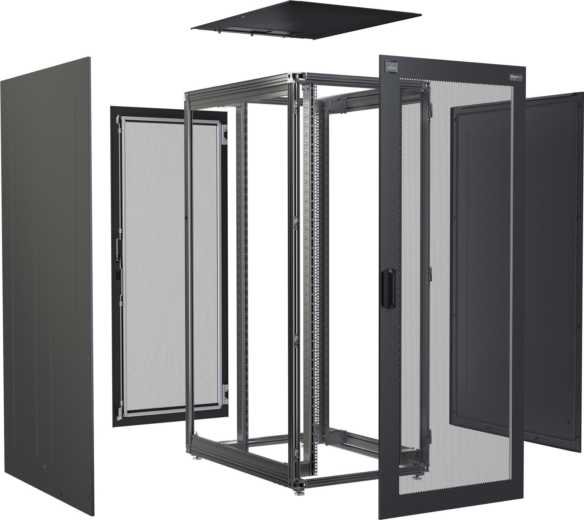 Купить Vertiv Knürr 011570111026 Rack 42U Freistehendes Gestell Grau (011570111026) в магазине wardena.ru