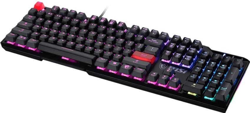 Купить MSI Vigor GK41 Dusk LR US Tastatur Gaming USB QWERTY Englisch Schwarz (VIGOR GK41 DUSK LR US) в магазине wardena.ru