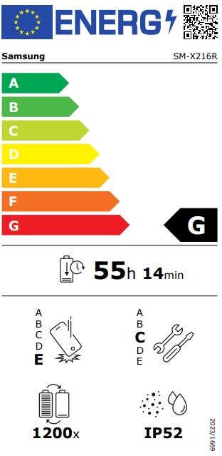 Купить Samsung GALAXY TAB A 256 GB - Tablet - A9 - grey - EU [Energieklasse G] (SM-X216RZAPEUE) в магазине wardena.ru
