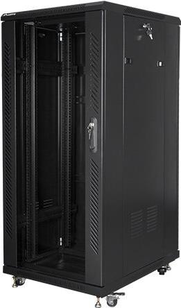 Купить Lanberg FF01-6827-12B Rack 27U Freistehendes Gestell Schwarz (FF01-6827-12B) в магазине wardena.ru
