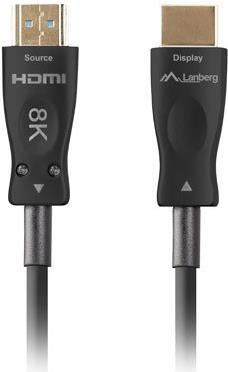 Купить Lanberg CA-HDMI-30FB-0800-BK HDMI-Kabel 80 m HDMI Typ A (Standard) Schwarz (CA-HDMI-30FB-0800-BK) в магазине wardena.ru
