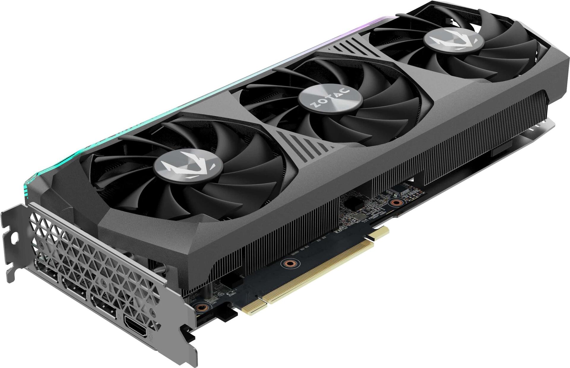 Купить Zotac GAMING GeForce RTX 3070 Ti AMP Holo - GeForce RTX 3070 Ti - 8 GB - GDDR6X - 256 Bit - 7680 x 4320 Pixel - PCI Express x16 4.0 (ZT-A30710F-10P) в магазине wardena.ru