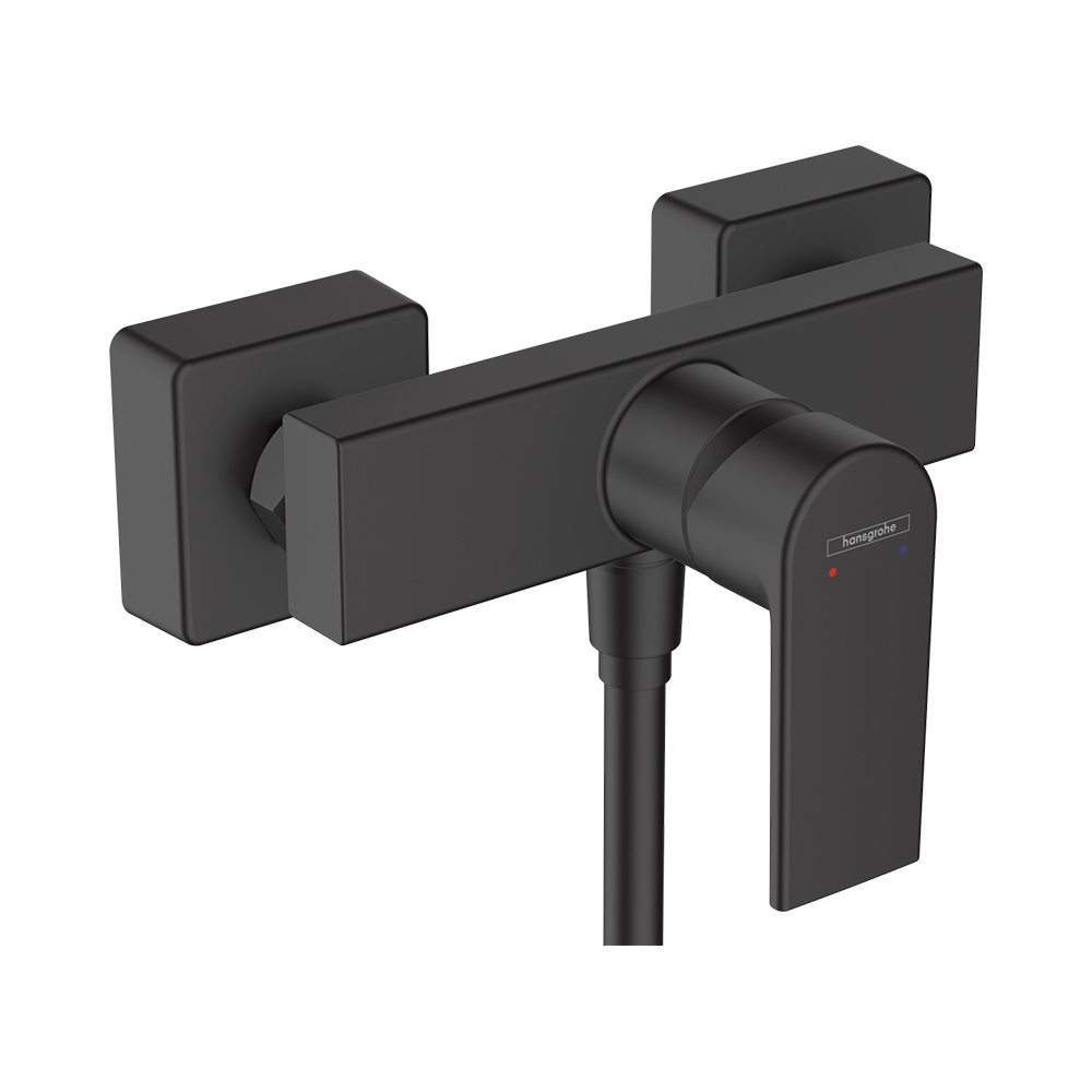 Купить Hansgrohe Vernis Shape Смеситель для душа однорычажный внешнего монтажа черный матовый 71650670 в магазине wardena.ru