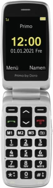 Купить Doro Primo 408 7,11 cm (2.8" ) 100 g Graphit - Grau - Silber Einsteigertelefon (360092) в магазине wardena.ru