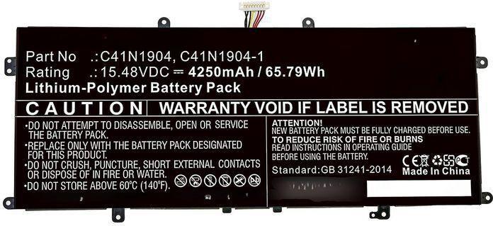 Купить CoreParts Laptop Battery 49Wh Li-Polymer 15.4V 3200mAh - Batterie - 3.200 mAh (0B200-03660600-CP) в магазине wardena.ru