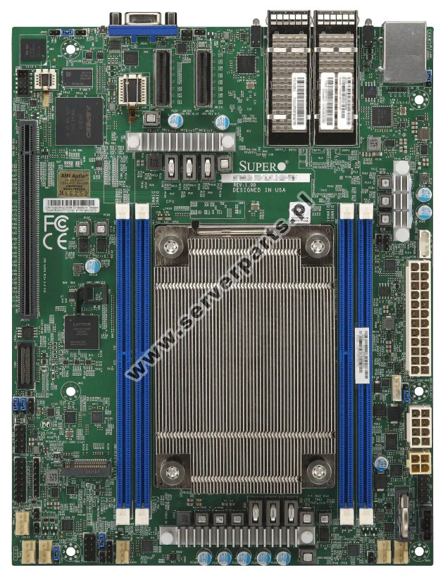 Купить Motherboard Supermicro MBD-X14SDV-42C-SP3F SoC FCBGA4368 Intel Xeon 6 SoC SATA M.2 DDR5 IPMI в магазине wardena.ru