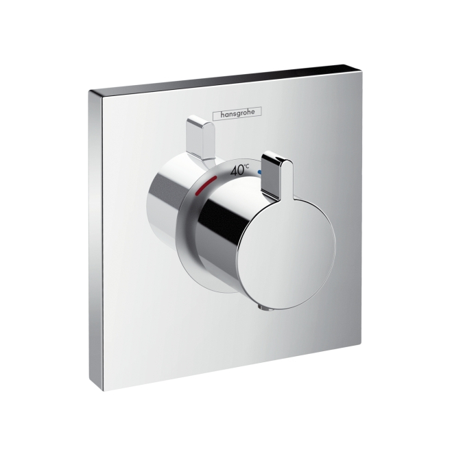 Купить Hansgrohe ShowerSelect Термостат ShowerSelect HighFlowShoferSelect термостат для душа скрытый монтаж хром-черный матовый 15760340 в магазине wardena.ru