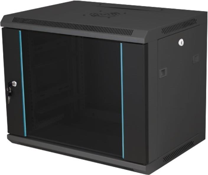 Купить Alantec 9U 19" Wandschrank, Schwarz - 450 mm (SW-9U-600-450-N-DSJ-OP-RP-F-C) в магазине wardena.ru