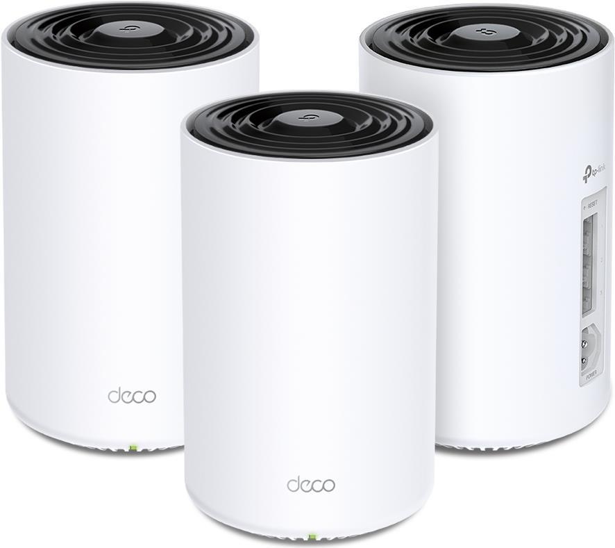 Купить TP-Link Deco PX50 V1 - WLAN-System (3 Router) - Netz - GigE, G.hn - Wi-Fi 6 - Dual-Band (DECO PX50(3-PACK)) в магазине wardena.ru