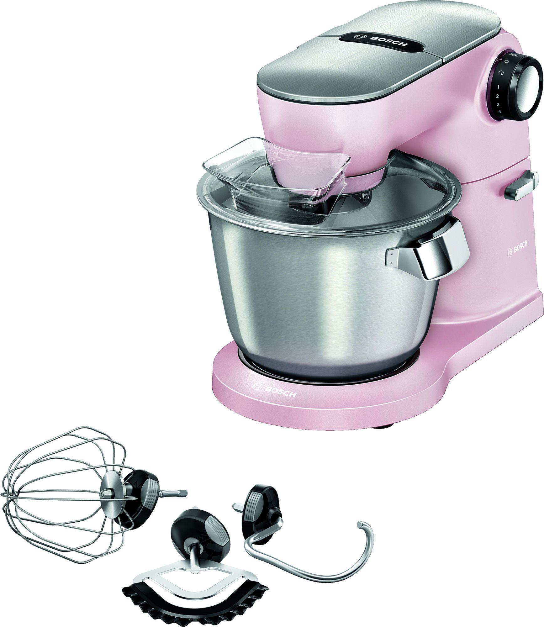 Купить Bosch Küchenmaschine 5,5 l Pink - Edelstahl 1600 W (MUM9A66N00) в магазине wardena.ru