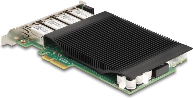 Купить Delock PCI Express x4 Karte zu 4 x RJ45 Gigabit LAN PoE+ (86068) в магазине wardena.ru