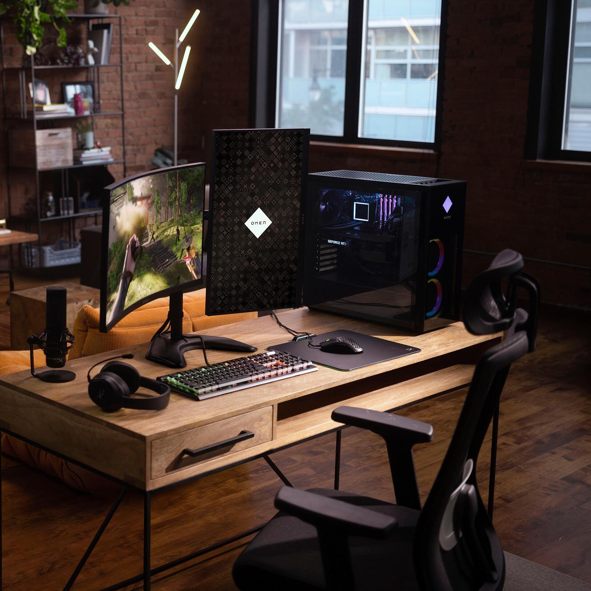 Купить HP Inc OMEN 40L by HP GT21-0000ng - microATX - Ryzen 9 5900X / 3.7 GHz - RAM 32 GB - SSD 2 x 1 TB - NVMe, TLC - GF RTX 3080 LHR - GigE, Bluetooth 5.2 - WLAN: 802.11a/b/g/n/ac/ax, Bluetooth 5.2 - Win 11 Home Advanced - Mo (675H8EA#ABD) в магазине wardena.ru